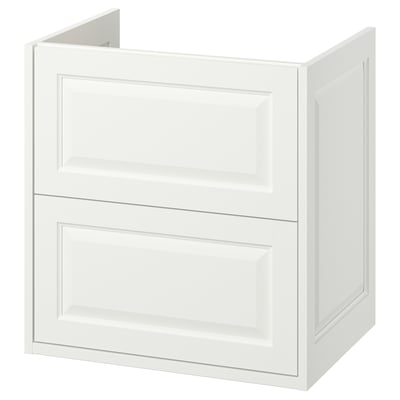 TÄNNFORSEN Bathroom vanity with drawers, white, 60x48x63 cm