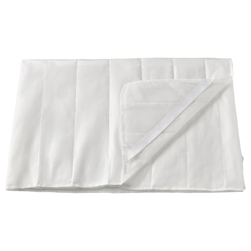 TAGELSÄV white mattress protector, rectangular shape, smooth texture, easy to care.