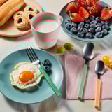 TÅNGMÄRLA 12-piece cutlery set, multicolor