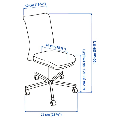 Illustration with measurements for the product: TOBERGET.