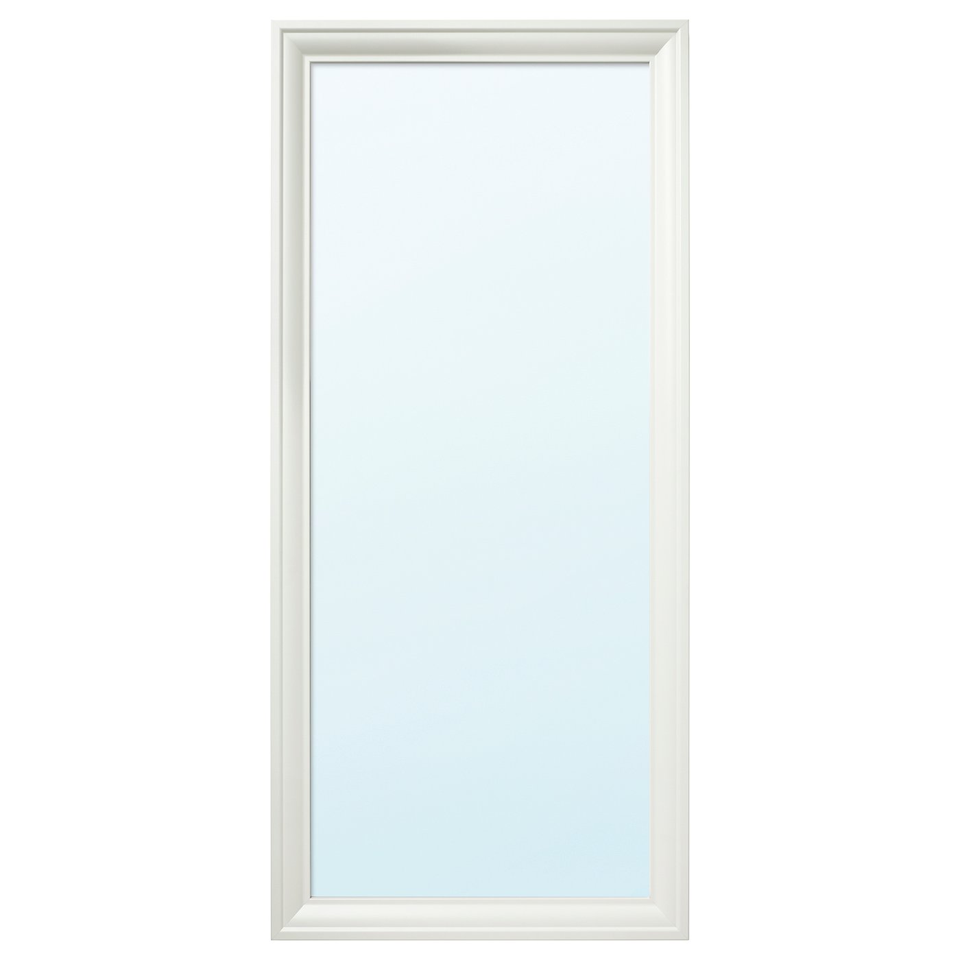 TOFTBYN mirror, white, 75x165 cm (291/2x65") IKEA