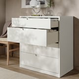 TONSTAD 4-drawer dresser, off-white, 82x47x91 cm
