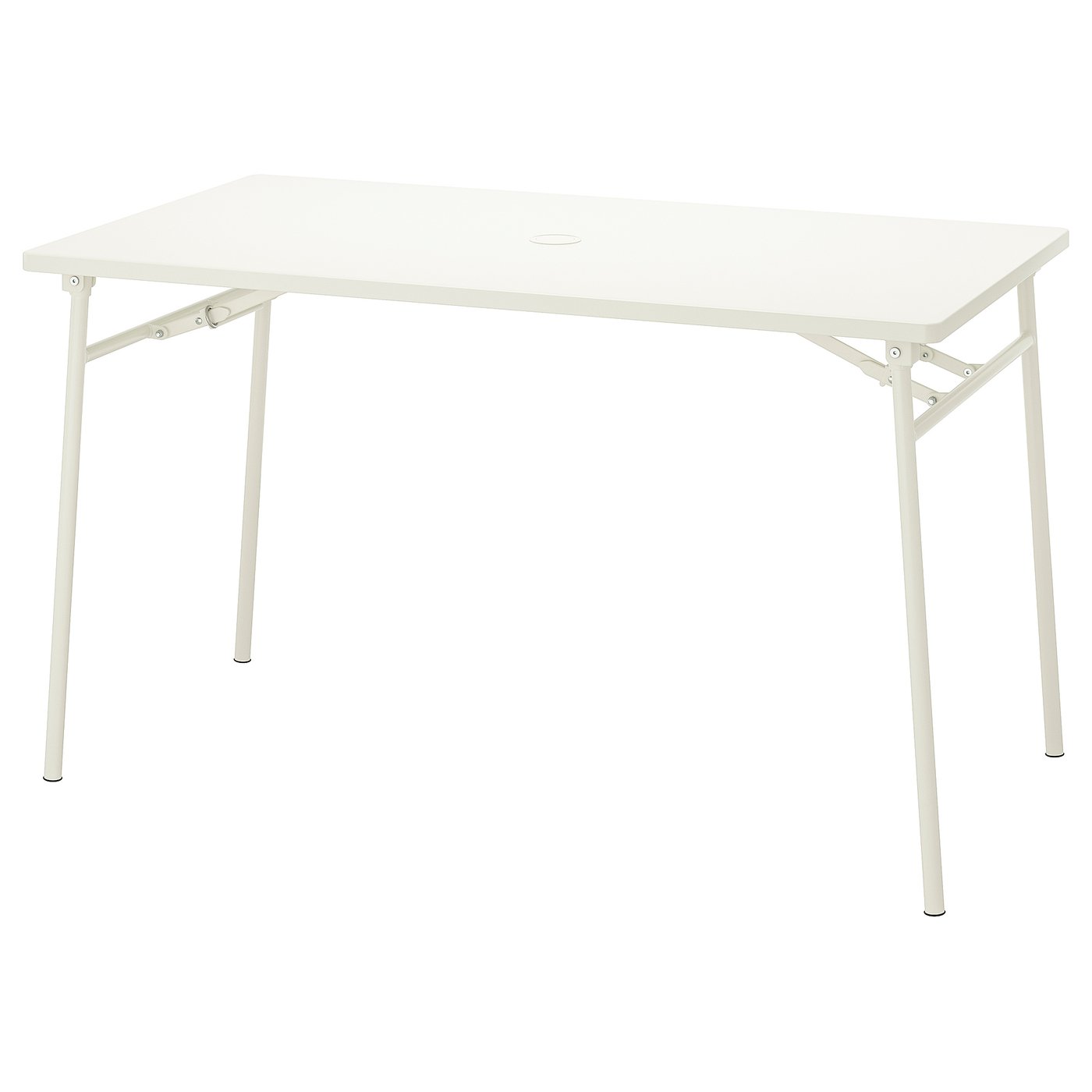TORPARÖ table, outdoor, white/foldable, 130x74 cm (511/8x291/8") IKEA