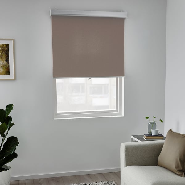 TRETUR blackout roller blind, brown, 120x195 cm (47 ¼x76 ¾") IKEA
