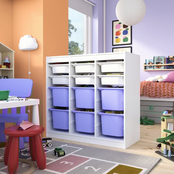 TROFAST Storage combination with boxes