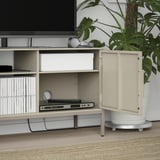 TULLSTORP TV unit, beige, 114x35x53 cm