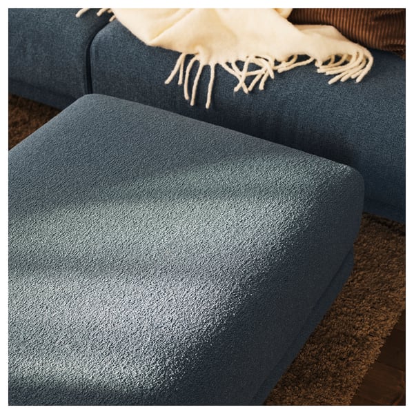 UPPÅKRA Ottoman, Axvall dark gray-blue