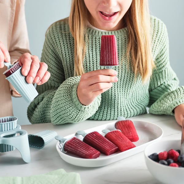UPPFYLLD Ice pop maker, light turquoise
