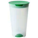 UPPFYLLD Salad shaker with strainer, bright green/clear, 1.4 l