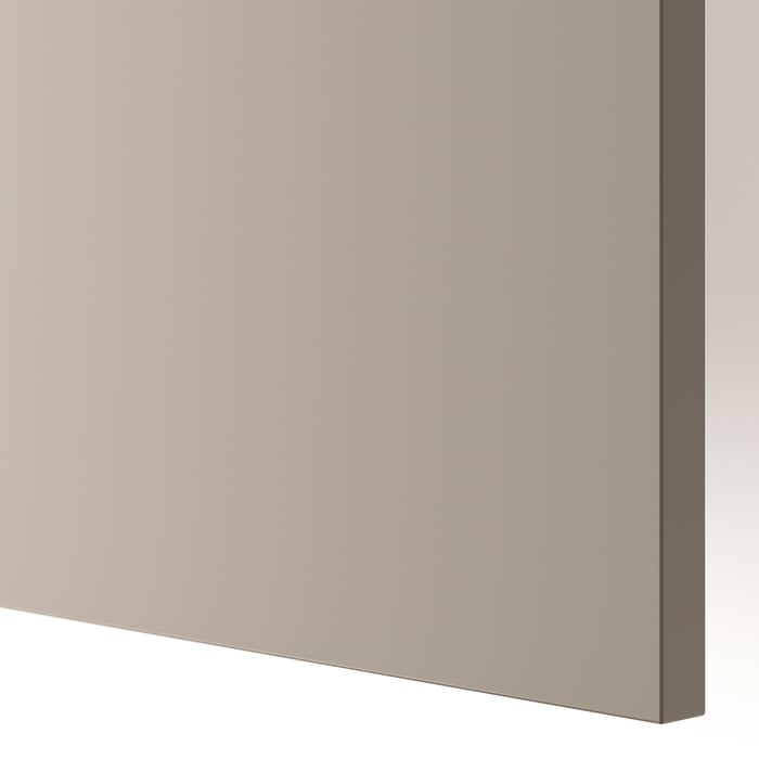 UPPLÖV cover panel, matte dark beige, 62x220 cm (241/4x865/8