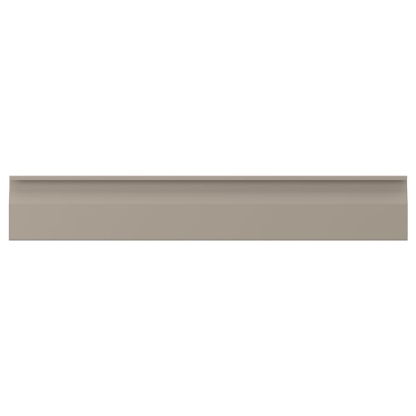 UPPLÖV Drawer front, matte dark beige, 60x10 cm