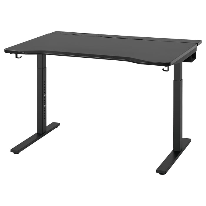 UTMANING gaming desk, black, 120x80 cm (471/4x311/2") - IKEA