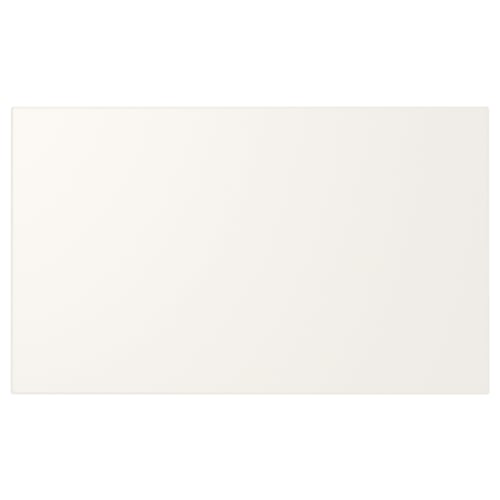 UTRUSTA drawer unit in white, made of acrylic paint-coated fibreboard, offering organised storage with a smooth, clean design.