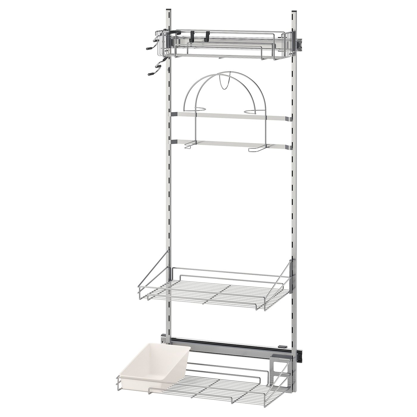 UTRUSTA pullout rack for cleaning supplies, 140 cm (551/8") IKEA