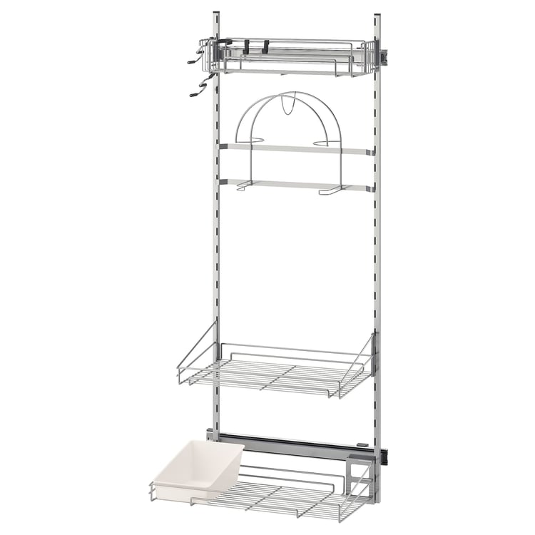 UTRUSTA pullout rack for cleaning supplies, 140 cm (551/8") IKEA