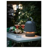 VAPPEBY Bluetooth speaker lamp, outdoor/blue