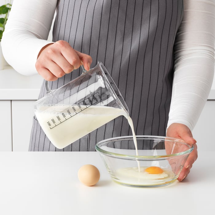 VARDAGEN measuring cup, glass, 1.0 l (34 oz) IKEA