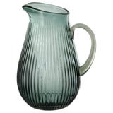 VARDAGEN Pitcher, patterned/dark gray-green, 2 l