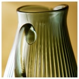 VARDAGEN Pitcher, patterned/dark gray-green, 2 l