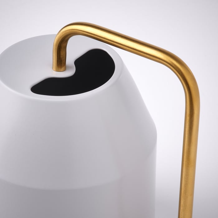 VATTENKRASSE Watering can, light gray/gold, 0.9 l (30 oz) IKEA