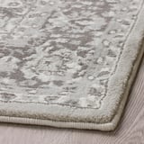 VEDBÄK Rug, low pile, light gray, 133x195 cm