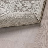 VEDBÄK Rug, low pile, light gray, 133x195 cm