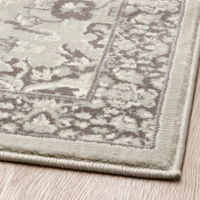 VEDBÄK Rug, low pile, light gray, 80x180 cm