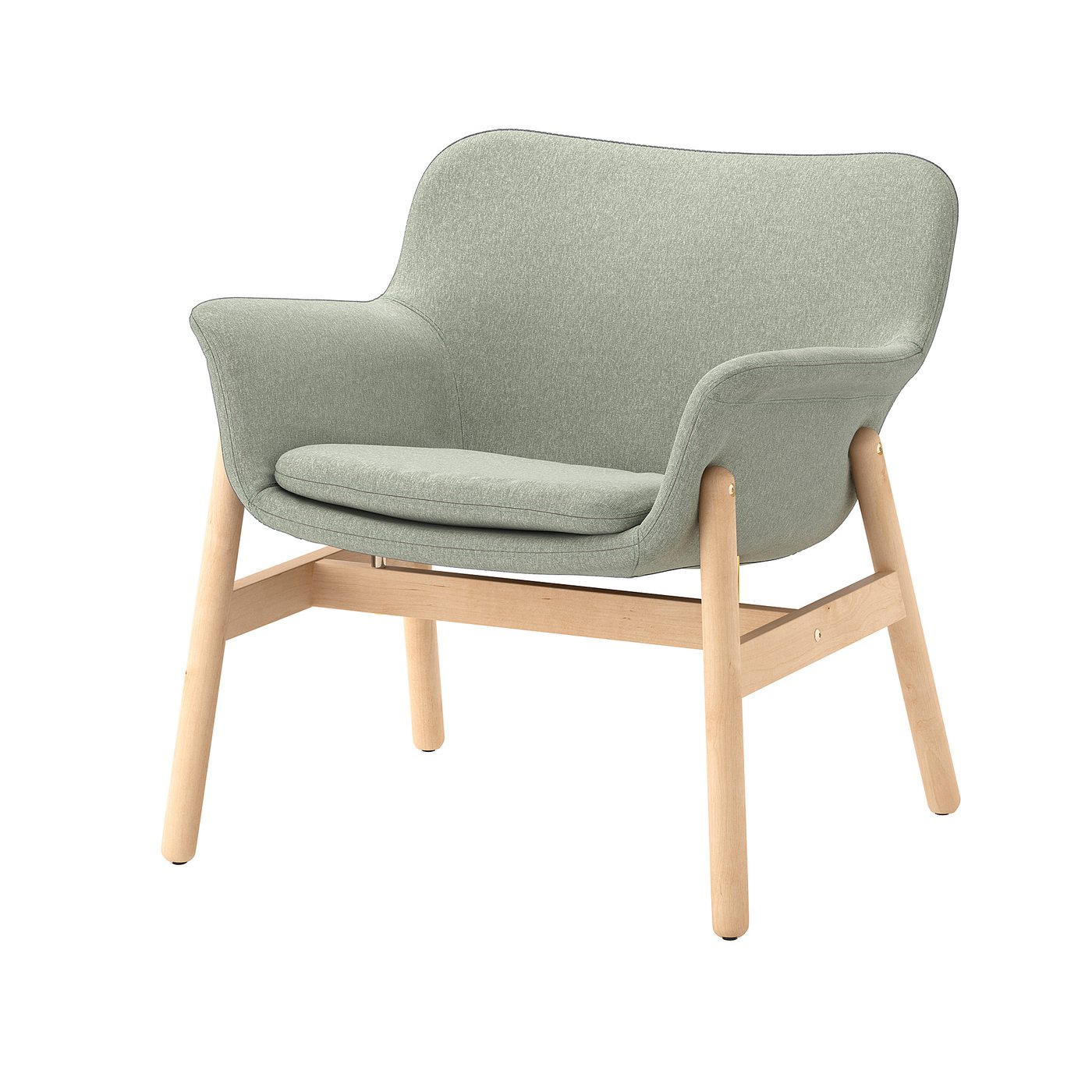 VEDBO armchair, Gunnared light green IKEA