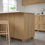 VEDHAMN Back leg, oak, 8 cm