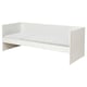 White VIHALS daybed, modern & space-saving, minimalist design with coir mattress.