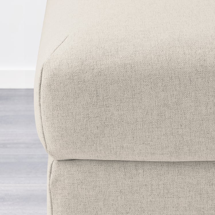 VIMLE cover for ottoman with storage, Gunnared beige - IKEA