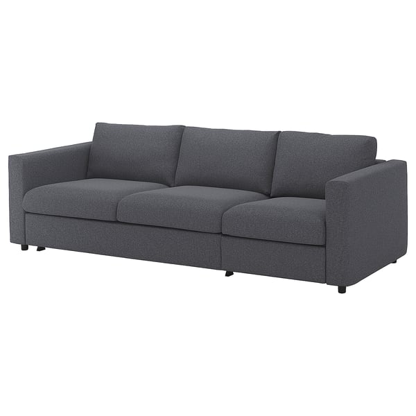 VIMLE Cover for sleeper sofa, Gunnared medium gray