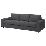 VIMLE Cover for sofa, with wide armrests/Hallarp gray