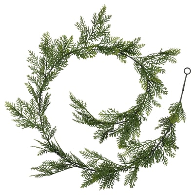 VINTERFINT Artificial garland, indoor/outdoor/green, 1.5 m