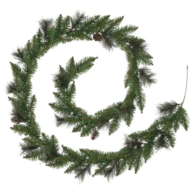 VINTERFINT Artificial garland, indoor/outdoor/pine cone, 3 m