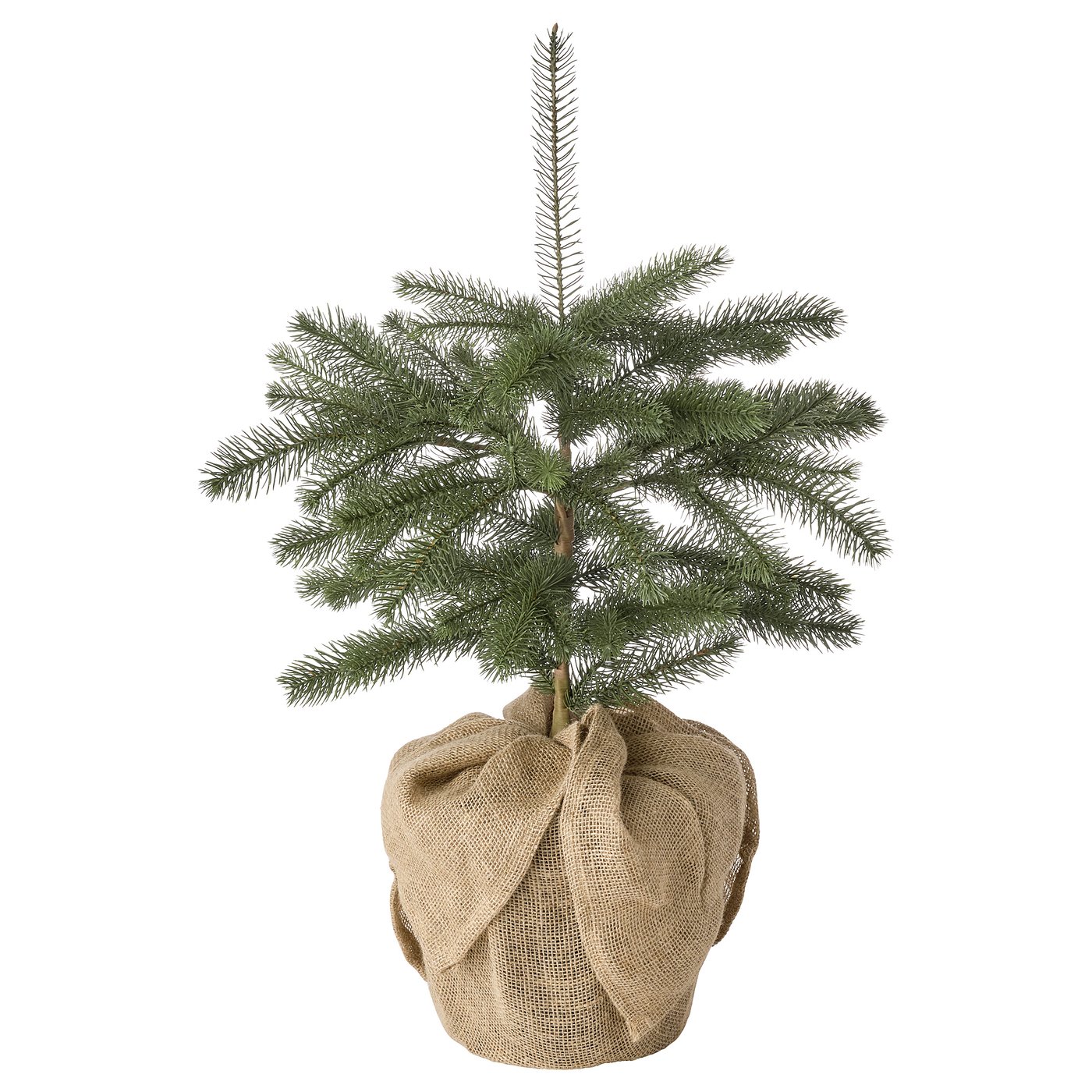 VINTERFINT Artificial potted plant, indoor/outdoor jute/christmas tree