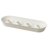 VINTERFINT Candlestick, for 4 candles white, 4 cm