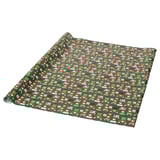 VINTERFINT Gift wrap, roll, Santa Claus pattern green, 4x1 m