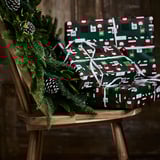 VINTERFINT Gift wrap, roll, Santa Claus pattern green, 4x1 m