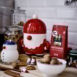 VINTERFINT Jar with lid, Santa Claus red, 1.0 l