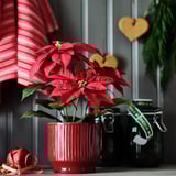 VINTERFINT Plant pot, indoor/outdoor/red, 12 cm