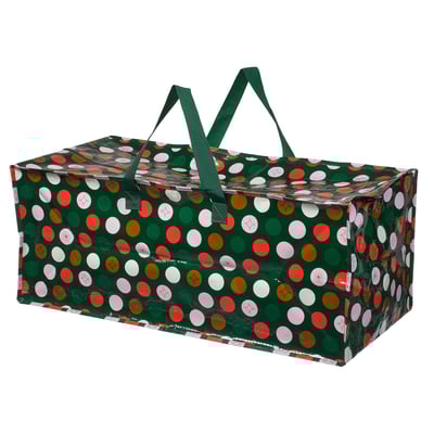 VINTERFINT Storage bag, dotted/multicolor, 35x73x30 cm/76 l