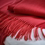 VINTERFINT Throw, red, 120x160 cm