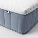 VITMÅSEN Pocket spring mattress, with latex extra firm/light blue, 150x200 cm