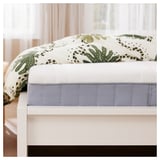 VITMÅSEN Pocket spring mattress, with latex extra firm/light blue, 150x200 cm