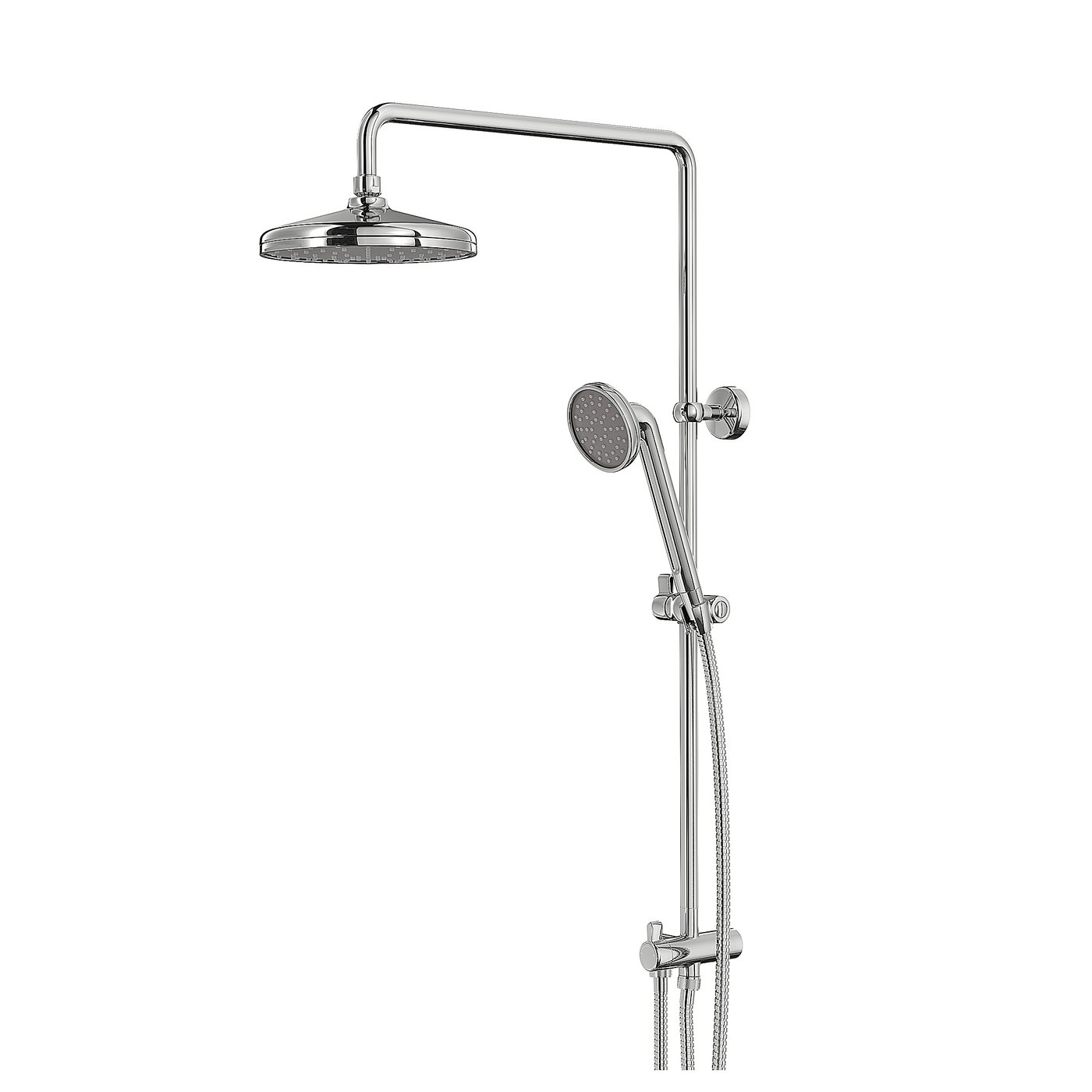 VOXNAN head/hand shower kit with diverter, chrome plated IKEA