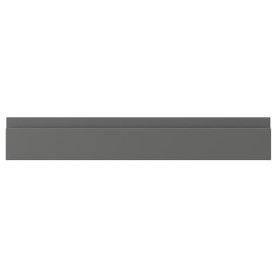 VOXTORP Drawer front, dark gray, 60x10 cm