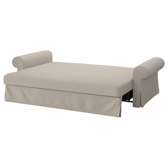 VRETSTORP Sleeper sofa, Totebo light beige IKEA