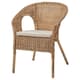 Rattan armchairs
