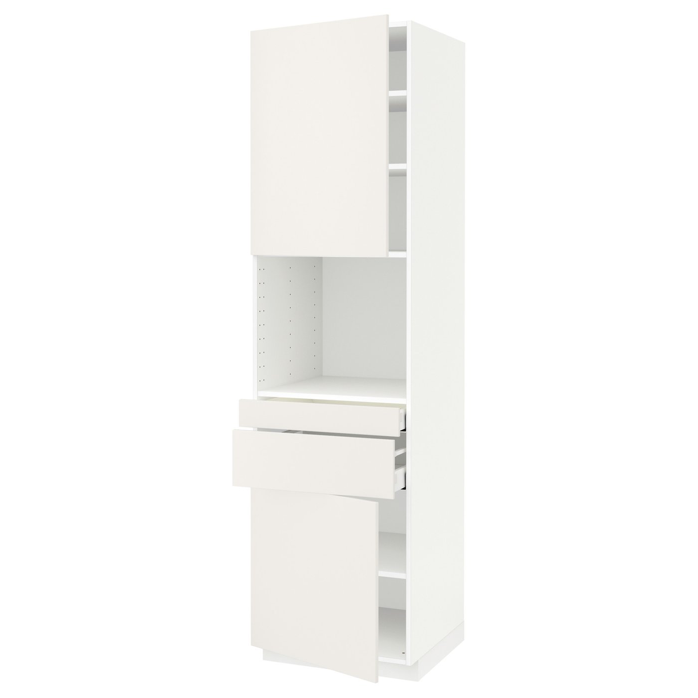 【輝星　】IKEAキャビネット＊＊トレービー 2個セット① BESTÅ ベストー ウォールキャビネット 扉2枚付き, ホワイト